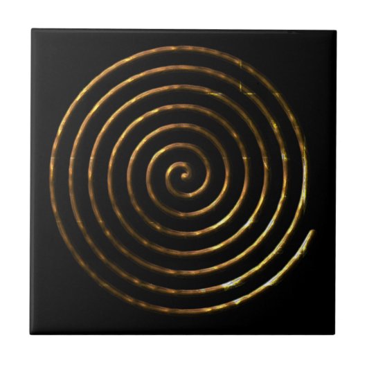 Spiral Keltisch symbool Tegeltje (Voorkant)
