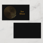 Spiral Keltisch symbool Visitekaartje (Voorkant / Achterkant)