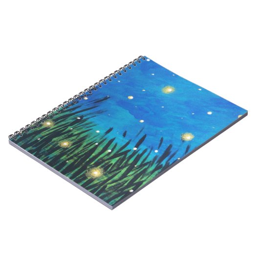 Spiral Lined Notebook | Firefly Journal Notitieboek (Linkerzijde)
