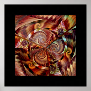 Spiral Mandala Poster