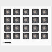 Spiral Messier 101 Vierkante Sticker (Vel)