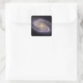 Spiral Messier 81 Vierkante Sticker (Tas)