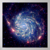Spiral Messier Galaxy Poster (Voorkant)