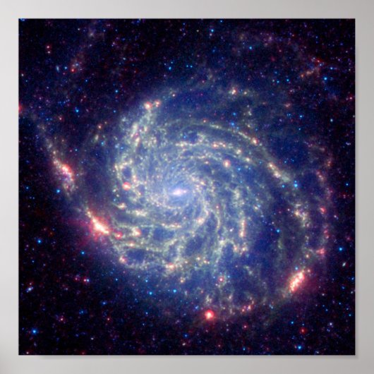 Spiral Messier Galaxy Poster (Voorkant)