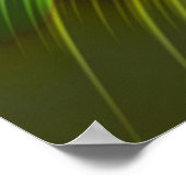 Spiral Mint Fusion Fractal Abstracte Art Poster (Hoek)