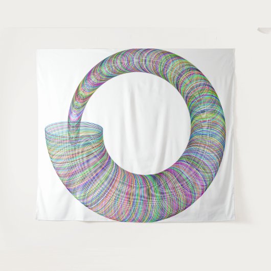 Spiral Motion Tapestry Wandkleed (Voorkant (horizontaal))