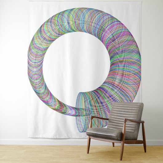 Spiral Motion Tapestry Wandkleed (In situ)