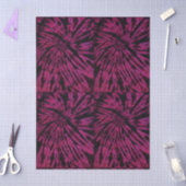 Spiral Nautilus Tie-Dye Pink Red Purple Decoupage Tissuepapier (Craft)