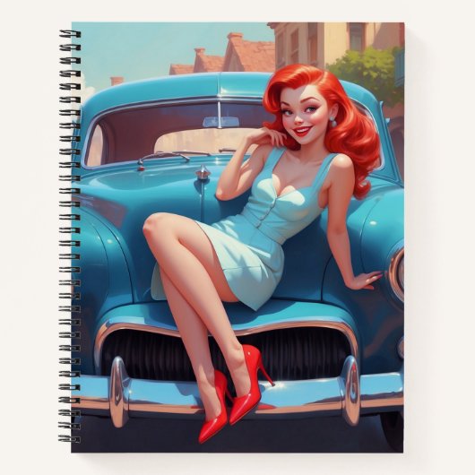 Spiral Note Boek met Pin-Up (Voorkant)