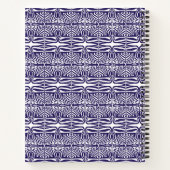 Spiral Note Boek Paarse Ornament (Achterkant)