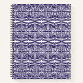 Spiral Note Boek Paarse Ornament (Voorkant)