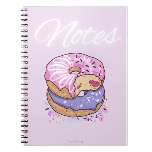 Spiral Note Book - Doughnuts Notitieboek (Voorkant)