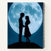 Spiral Note Book Moon Theme Notitieboek (Achterkant)