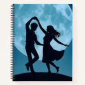 Spiral Note Book Moon Theme Notitieboek (Voorkant)