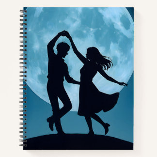 Spiral Note Book Moon Theme Notitieboek