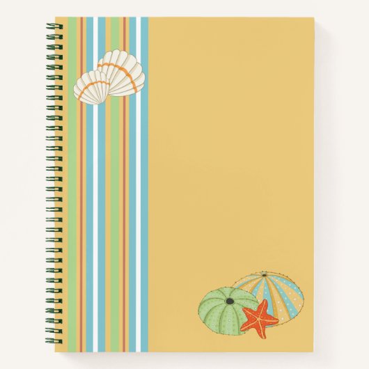 Spiral Notebook Aan de Zeekust Notitieboek (Voorkant)