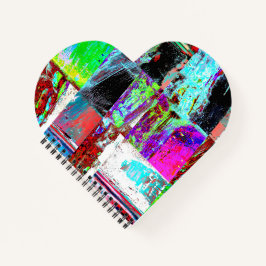 Spiral Notebook – Abstract Grid Notitieboek