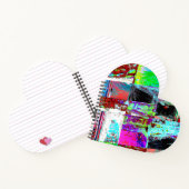 Spiral Notebook – Abstract Grid Notitieboek (Binnen)