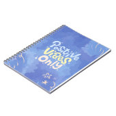 Spiral Notebook 'Alleen Positieve Vibes' Notitieboek (Linkerzijde)