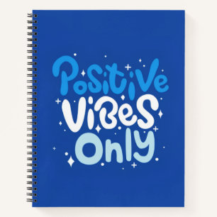Spiral Notebook Alleen Positieve Vibes Notitieboek