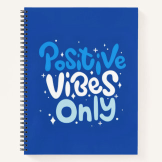 Spiral Notebook Alleen Positieve Vibes Notitieboek