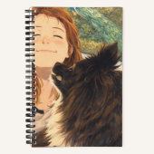 Spiral Notebook Anime Playful Puppy Notitieboek (Voorkant)