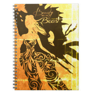 Spiral notebook "Beauty and the Beast" Notitieboek