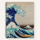 Spiral notebook "Big Wave" Japans meesterstuk Notitieboek (Voorkant)