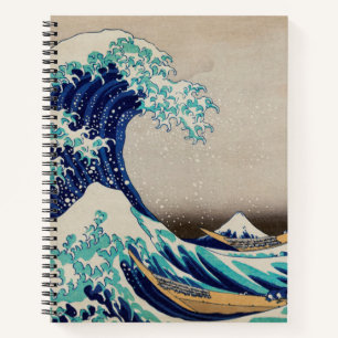 Spiral notebook "Big Wave" Japans meesterstuk Notitieboek