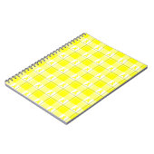 Spiral Notebook Bladder Cancer Plaid, Yellow Notitieboek (Linkerzijde)