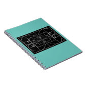 Spiral notebook "Blijf nieuwsgierig" Notitieboek (Rechterzijde)