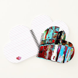 Spiral Notebook – Collapse Reflection Abstract Notitieboek