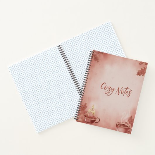 Spiral Notebook Cozy Notes" Autumn Vibes Deluxe Sp Notitieboek (Binnen)