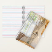 Spiral Notebook Curtain in the Wind Notitieboek (Binnen)