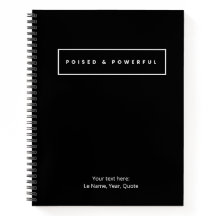 Spiral Notebook 'Evenwichtig & Krachtig'