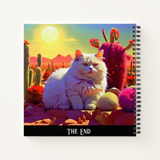 Spiral Notebook for Cat Lovers Notitieboek (Achterkant)