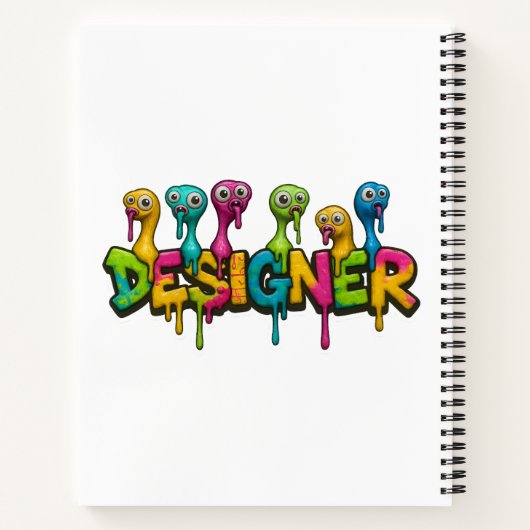 🎨 Spiral Notebook for Creative Minds 💡📓 Notitieboek (Achterkant)