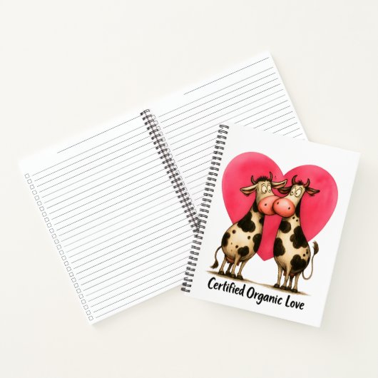 🐄💘 Spiral Notebook for Moo-tivated Hearts 📝🌱 Notitieboek (Binnen)