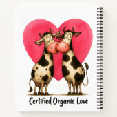 🐄💘 Spiral Notebook for Moo-tivated Hearts 📝🌱 Notitieboek (Achterkant)