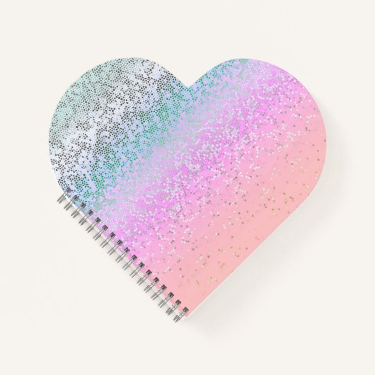 Spiral notebook Glitter Star Dust Notitieboek (Voorkant)