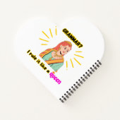 Spiral notebook: Grammatica queen Notitieboek (Achterkant)