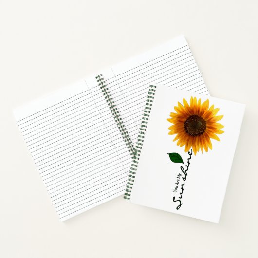 Spiral notebook - Je bent mijn zonneschijn Notitieboek (Binnen)