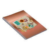 Spiral Notebook 'Kom Verschenen Rommelig Boho' Notitieboek (Rechterzijde)