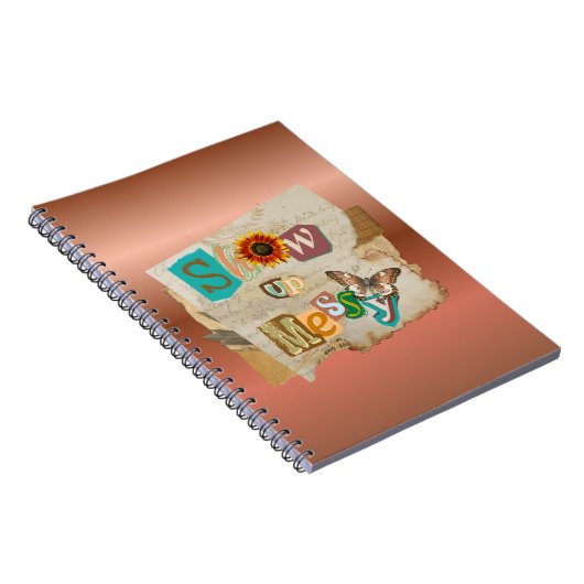Spiral Notebook 'Kom Verschenen Rommelig Boho' Notitieboek (Rechterzijde)