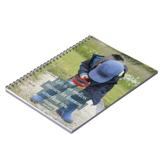 Spiral notebook "Learning" 6,5 x 8,75 inch Notitieboek (Linkerzijde)