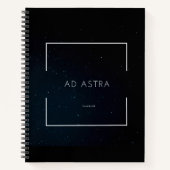 Spiral notebook met Ad Astra Print Notitieboek (Voorkant)