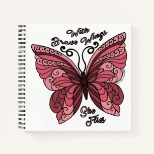 Spiral notebook - met bravewanden notitieboek