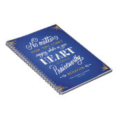 Spiral notebook met een 'verantwoord gedrag' notitieboek (Rechterzijde)