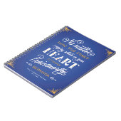 Spiral notebook met een 'verantwoord gedrag' notitieboek (Linkerzijde)