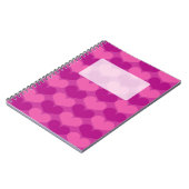 Spiral notebook met leuke roze hartjespatroon notitieboek (Linkerzijde)